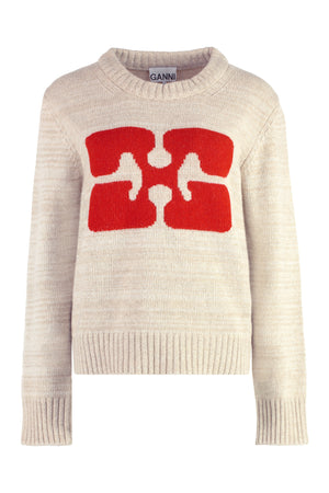 Wool blend pullover-0